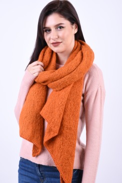 Fular Dama Pieces Pyron Long Scarf Rust